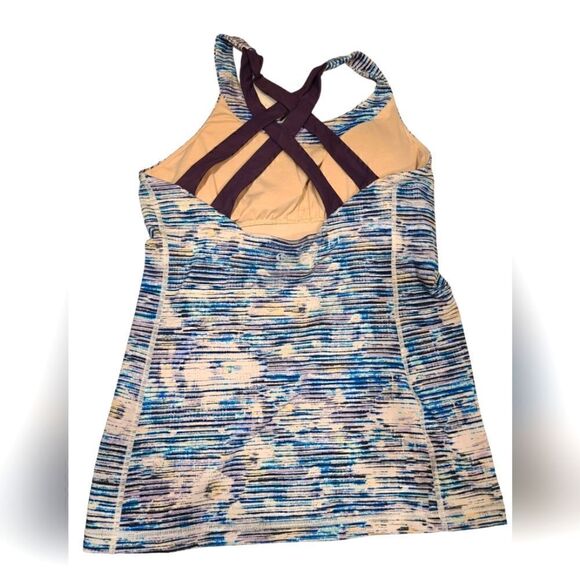 Lululemon Enhearten Tank Blurry Belle Multi Deep Zinfandel Blue White Purple | 8 - Picture 3 of 7